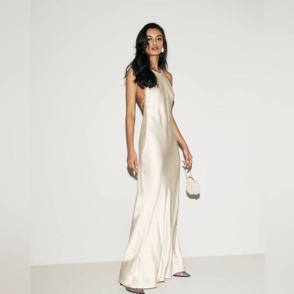 Reformation Dresses & Skirts - Reformation Jeany Silk Dress Fior Di Latte Cream Brand New Size S